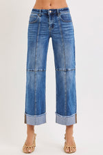 Risen City Line Wide Crop Jeans {1-3X} - KaraMarie