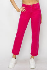 Risen Fuchsia Fusion Cuffed Pants {1-3X} - KaraMarie