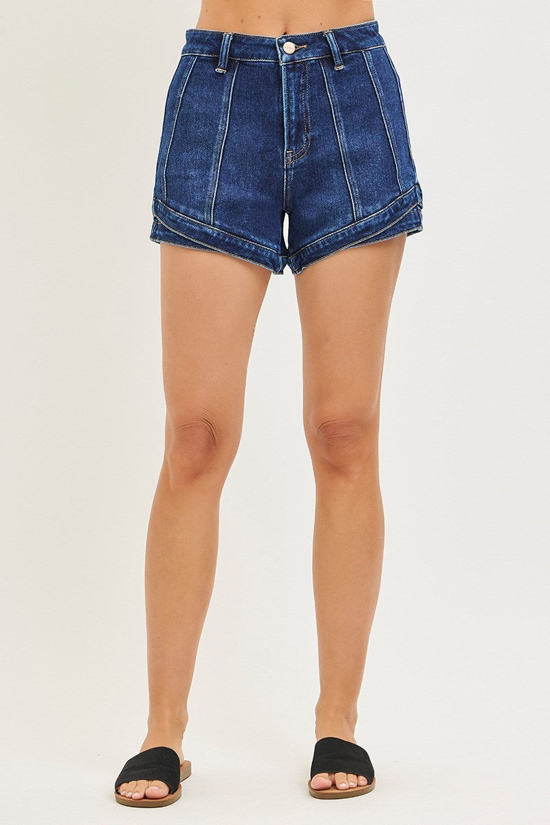 Risen Layered Edge Shorts {S-3X} - KaraMarie