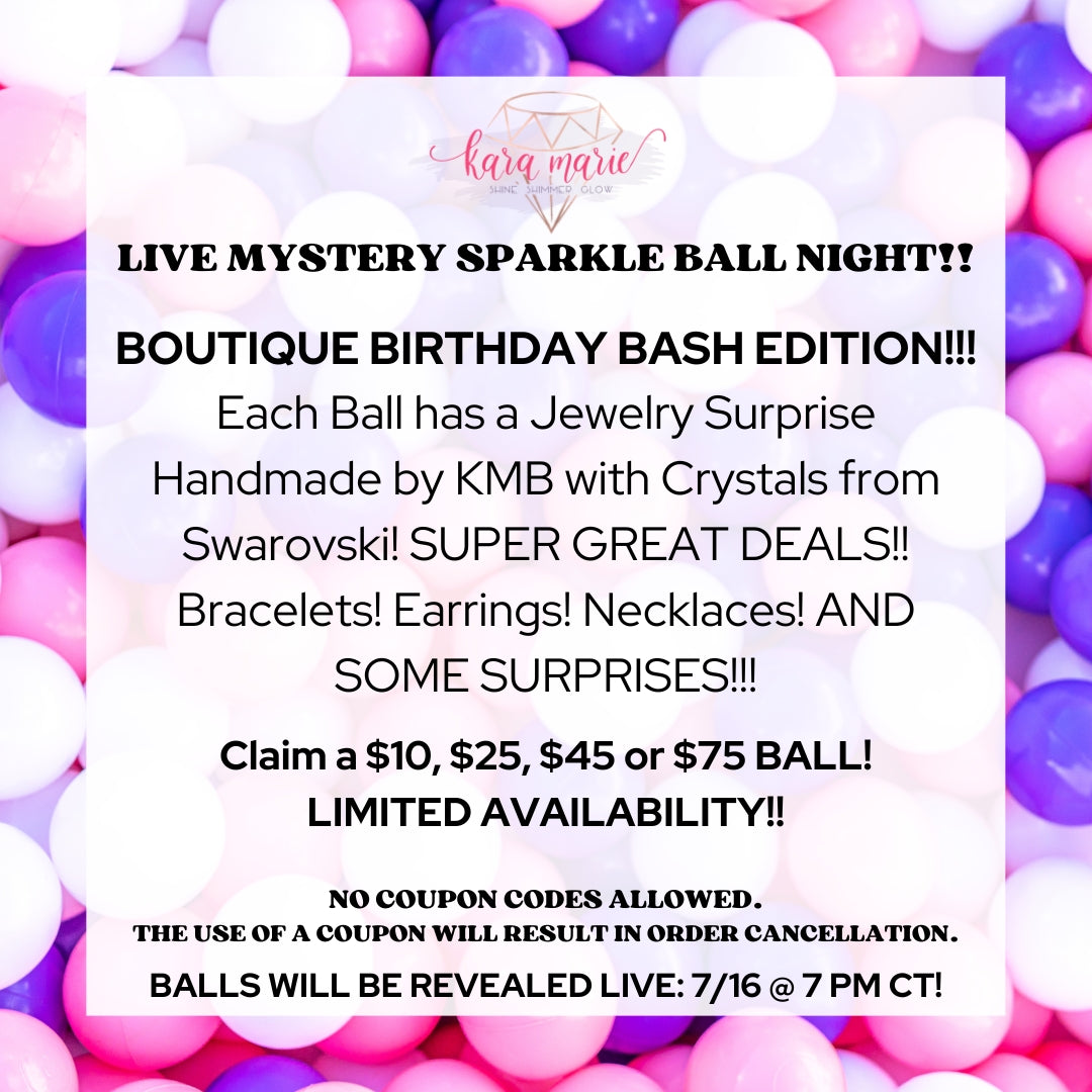 Mystery Sparkle Ball - Reveal on LIVE!! 7/16/26