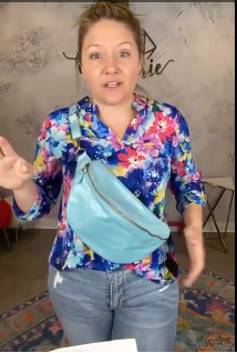 Joy Susan TWYLA Sling Belt Bag - HOLOGRAPHIC {Multiple Colors}