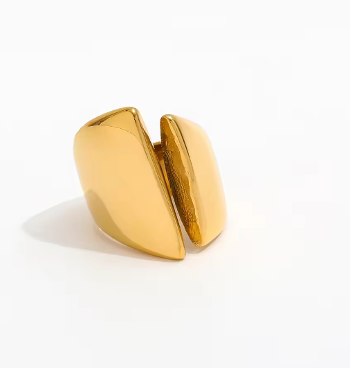 Split Cave Statement Ring {Waterproof Jewelry}