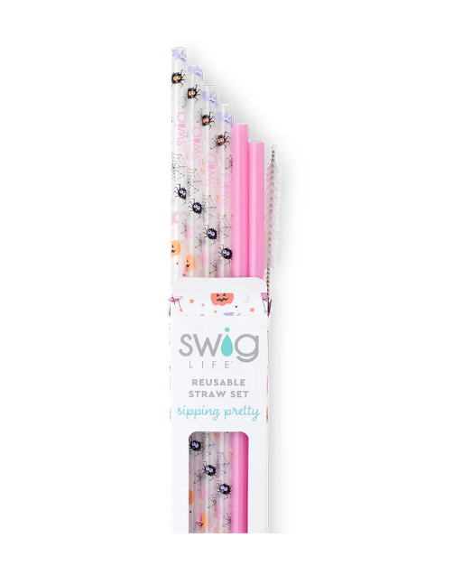 Swig Reusable Straw Set - HALLOWEEN/FALL - (Multiple Styles!)