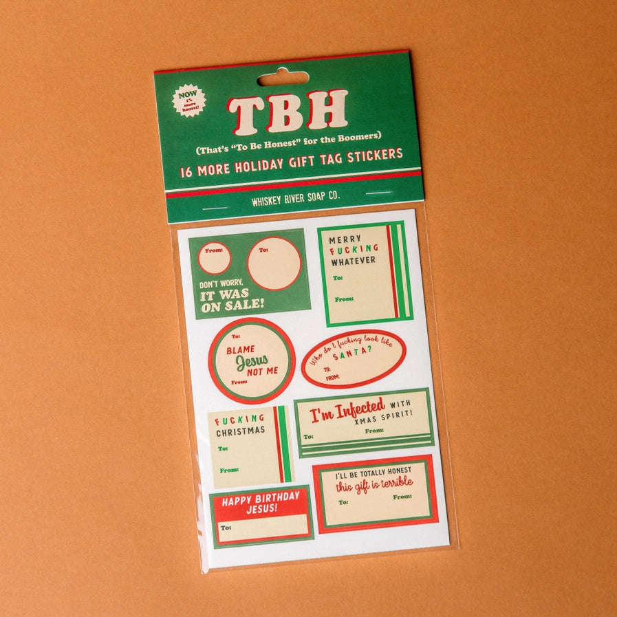 Sassy Holiday Gift Tag Stickers - Two Styles
