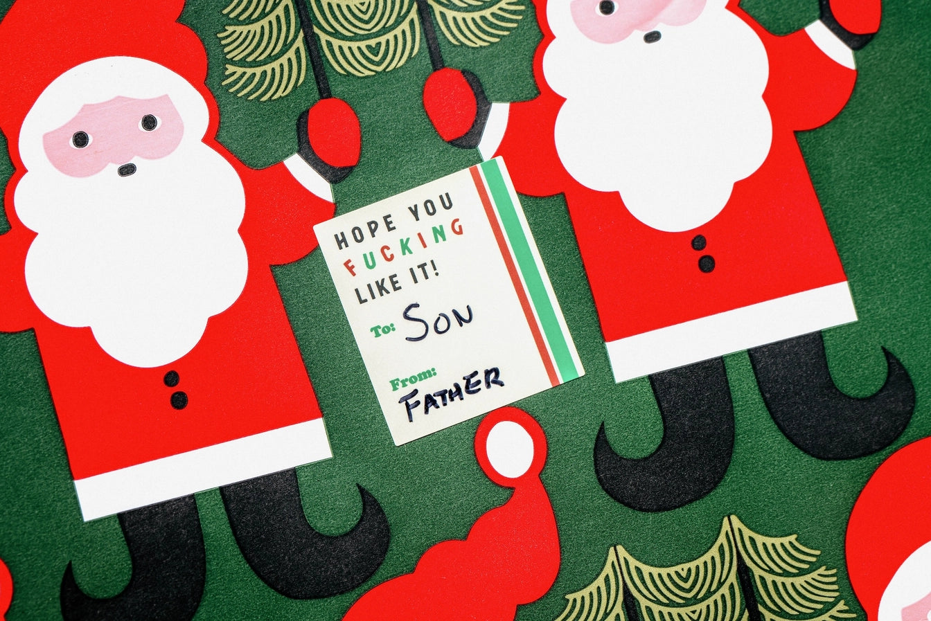 Sassy Holiday Gift Tag Stickers - Two Styles