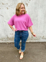 Effortless Texture Banded Top - Multiple Colors! {S-3X} - KaraMarie