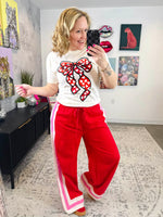 Heart Bow Graphic Tee {S-2X} - KaraMarie