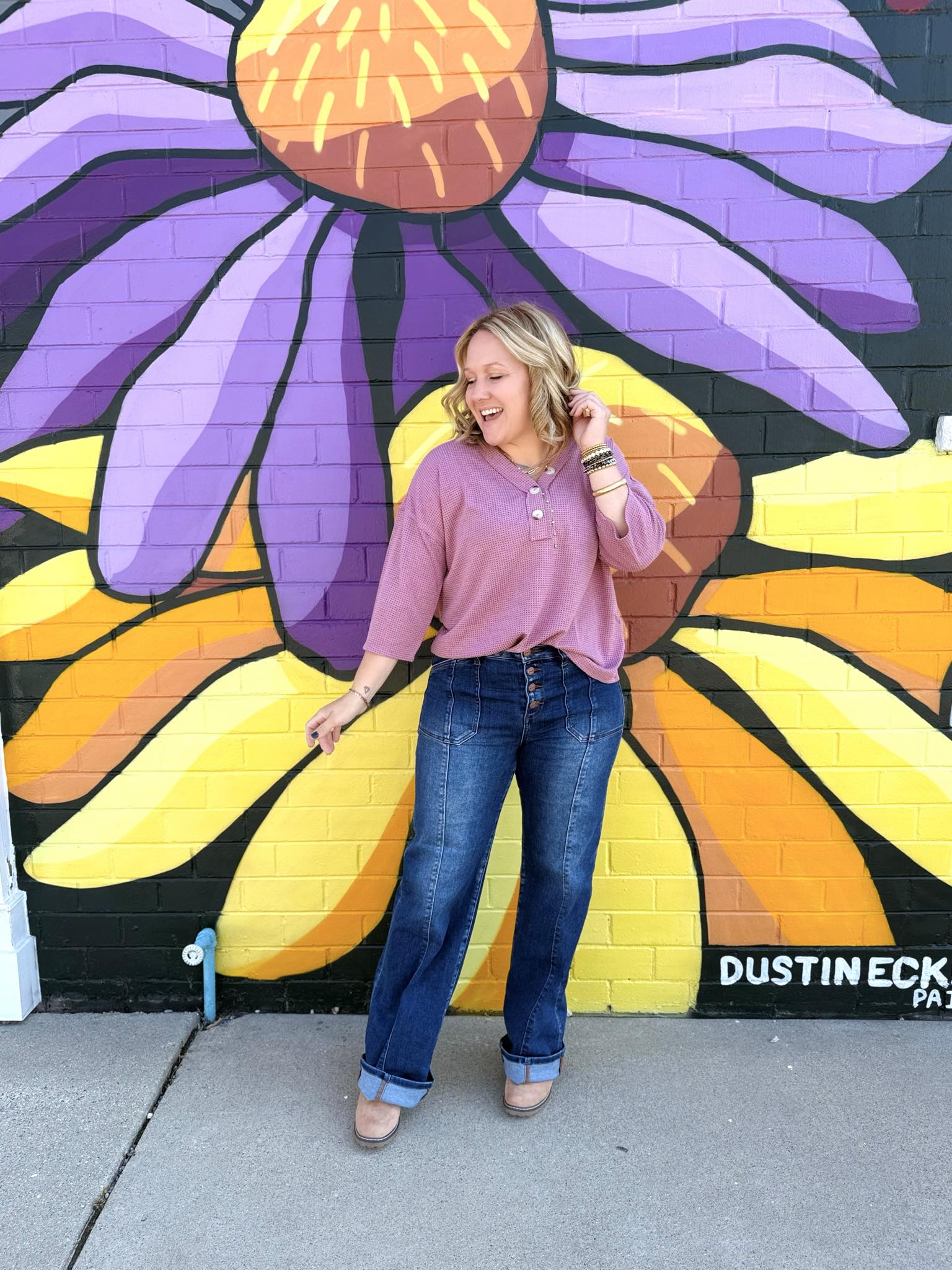 Essential Waffle V-Neck Top - Multiple Colors! {S-3X} - KaraMarie