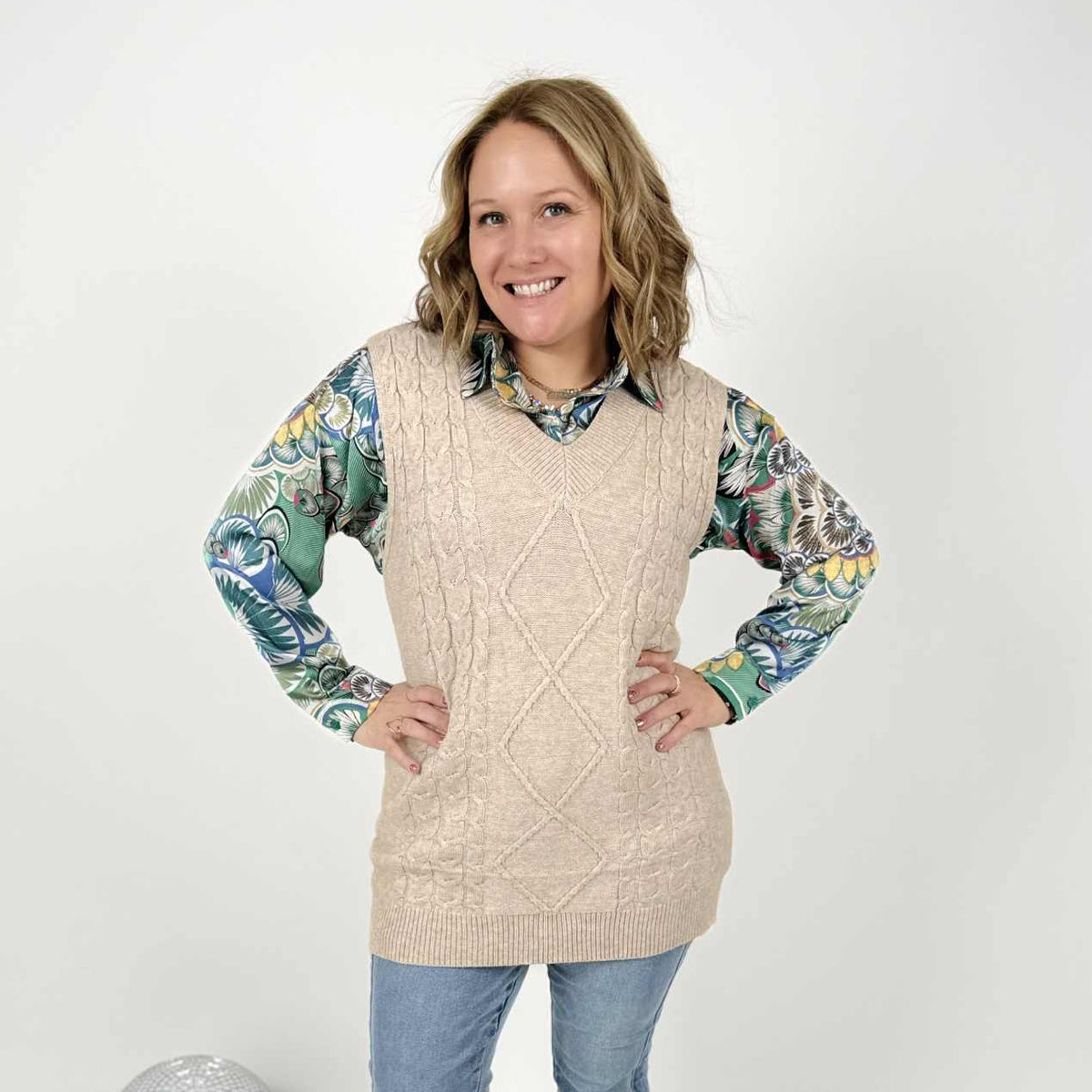 PINK DOORBUSTER! Classic V-Neck Vest Sweater - Two Colors! {S-2X} - KaraMarie