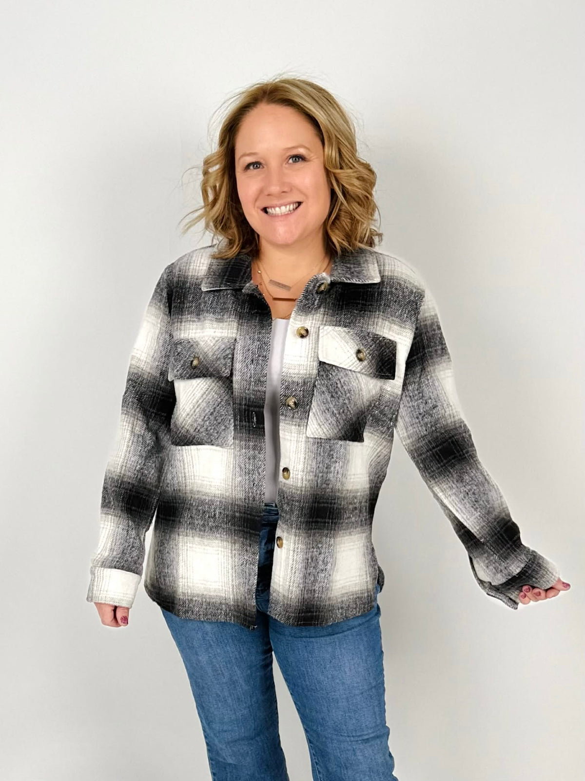 BLACK FRIDAY DEAL!! Cabin Shacket - Two Colors! {S-2X} - KaraMarie