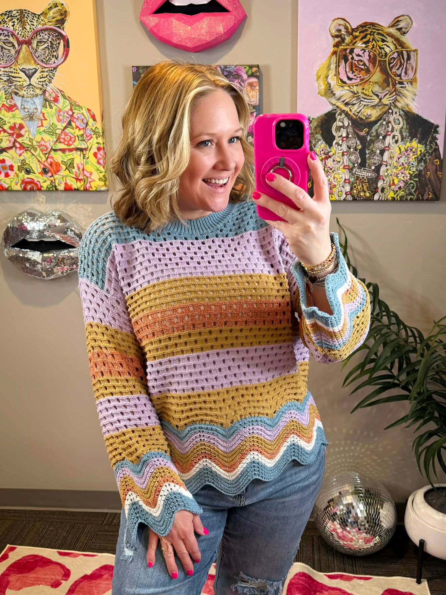 Wavy Dreamer Sweater {S-XL}