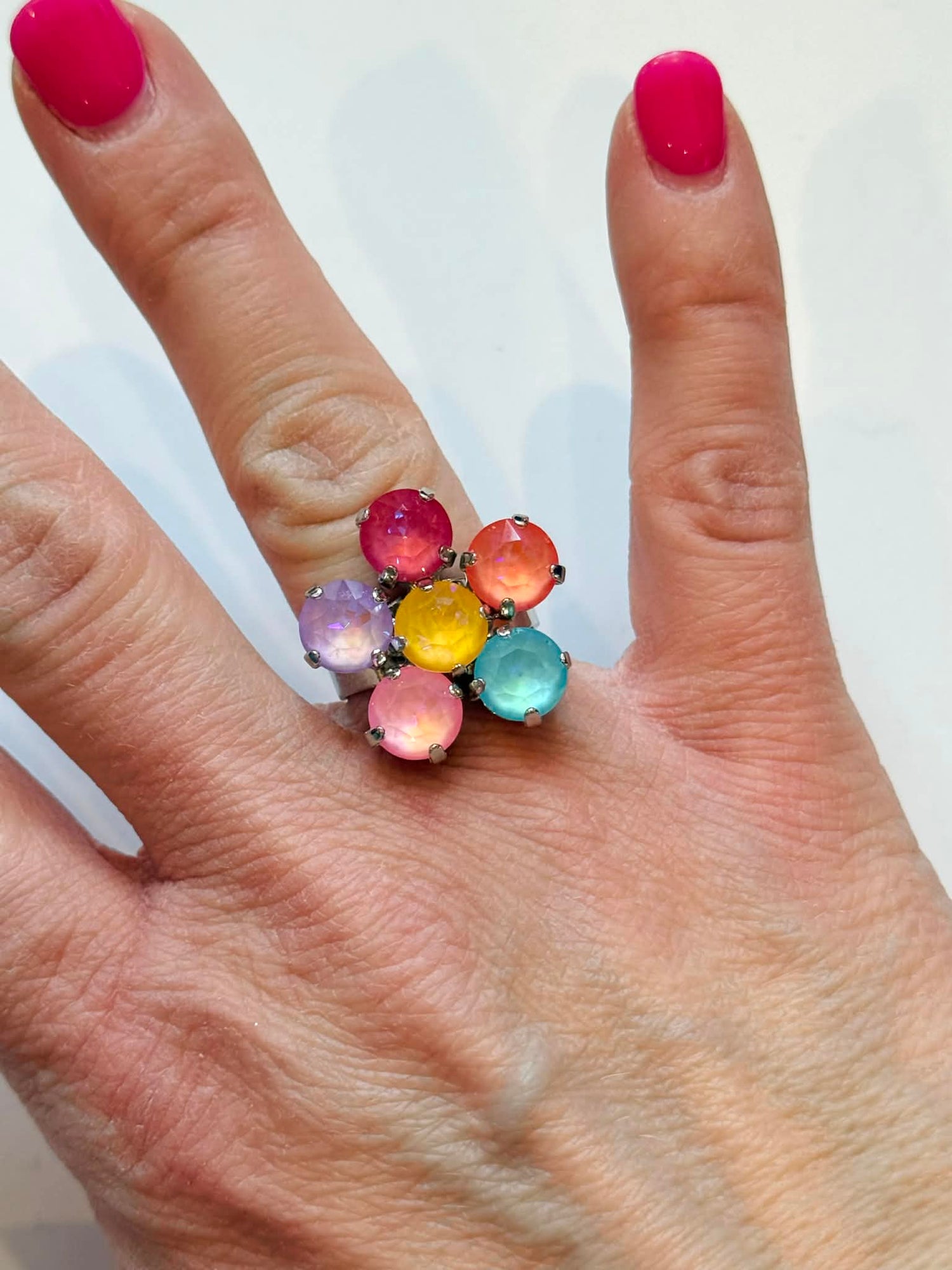 Flower Ring in Spring Mix