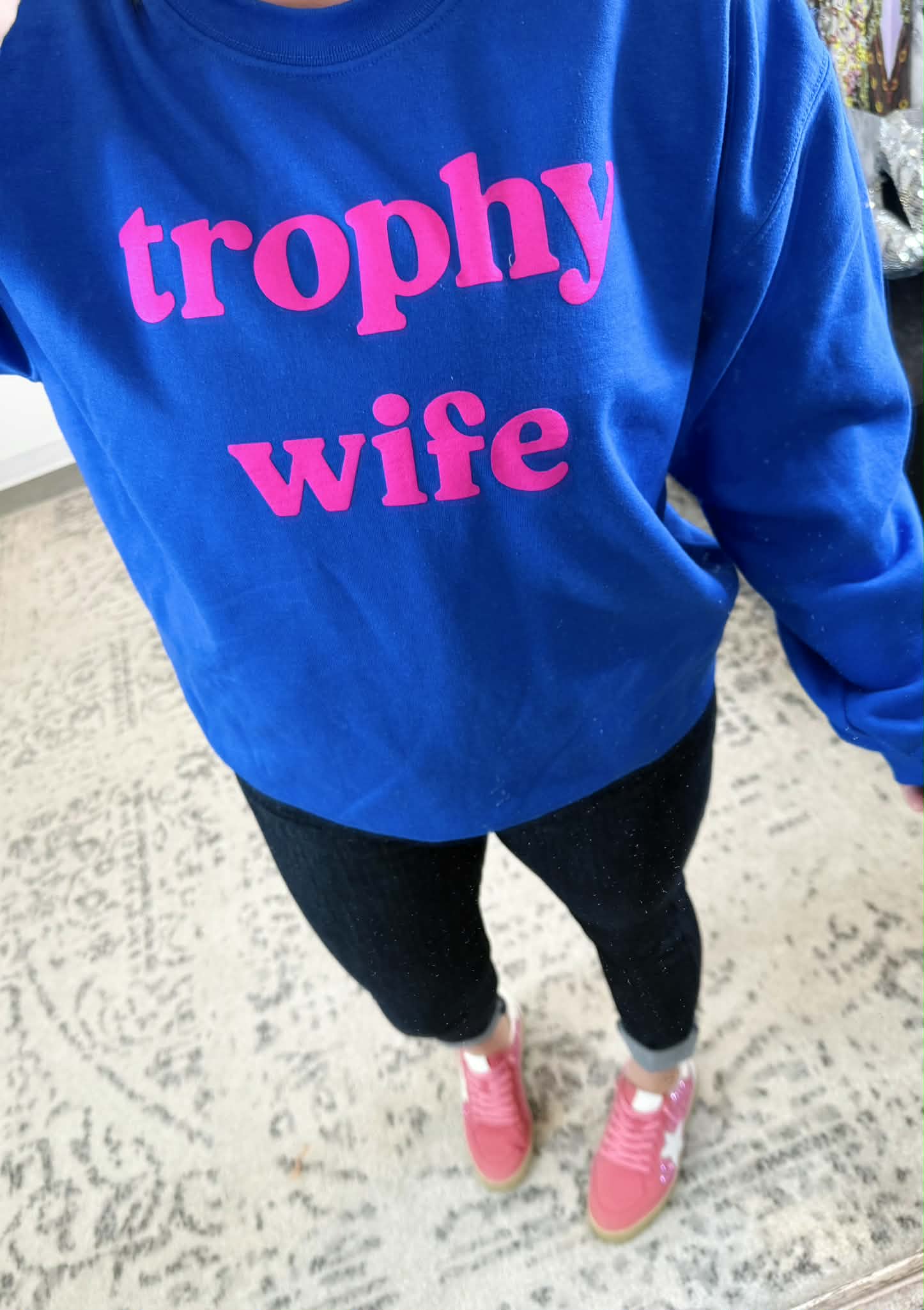 Trophy Wife Sweatshirt {S-3X} - KaraMarie