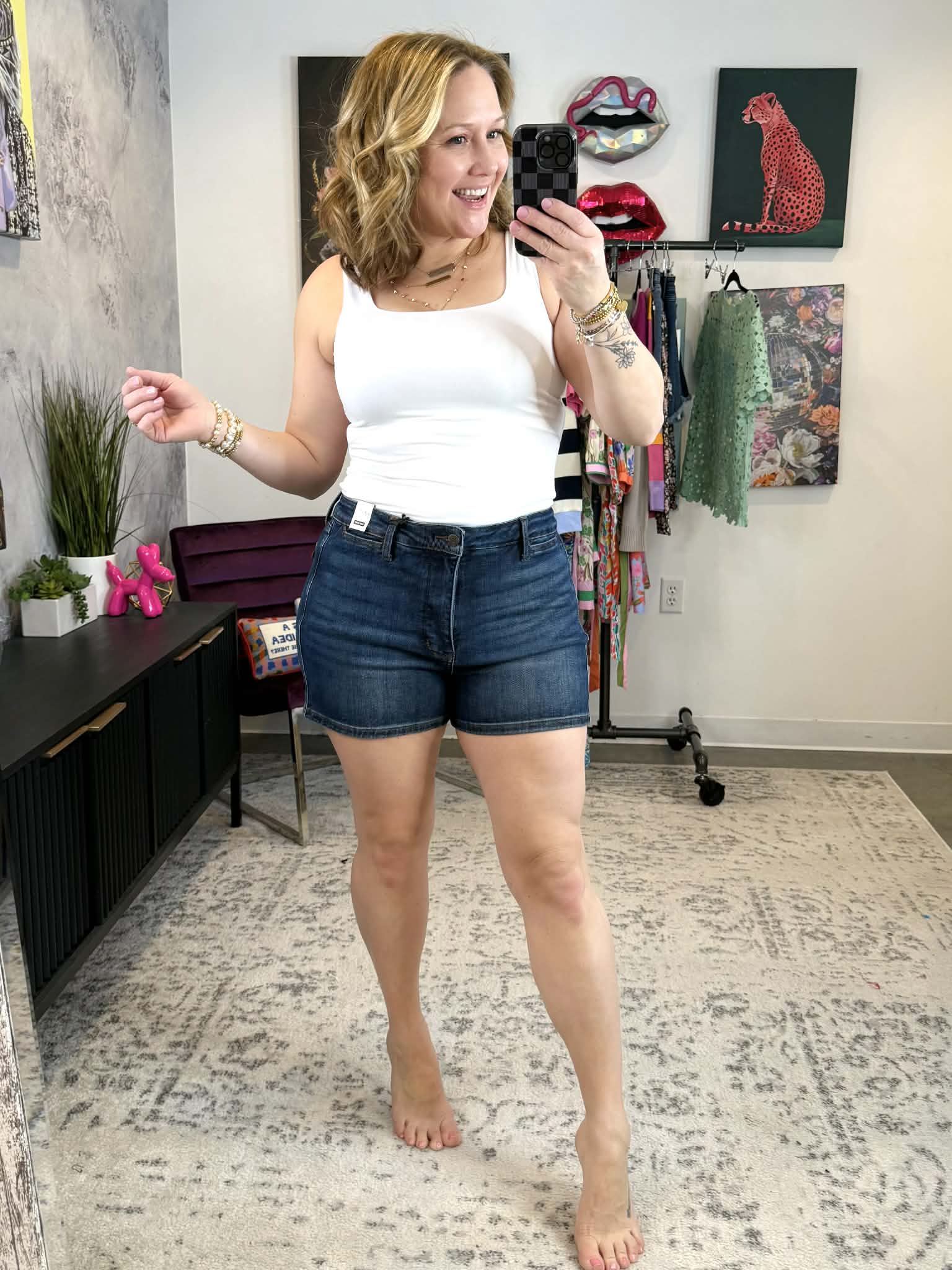 Judy Blue Slim Line Shorts {S-3X} - KaraMarie