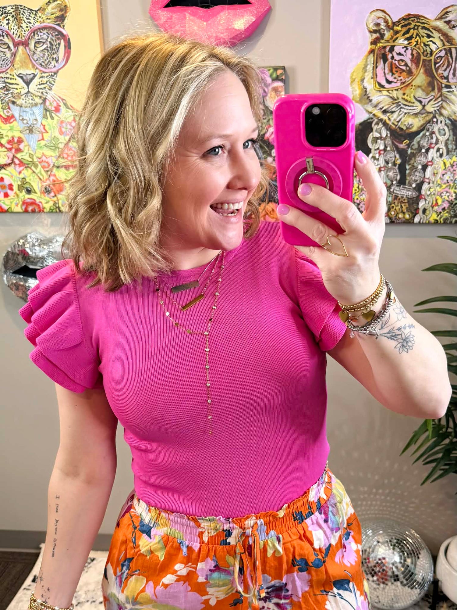 Making Moves Bodysuit in Pink {S-L}