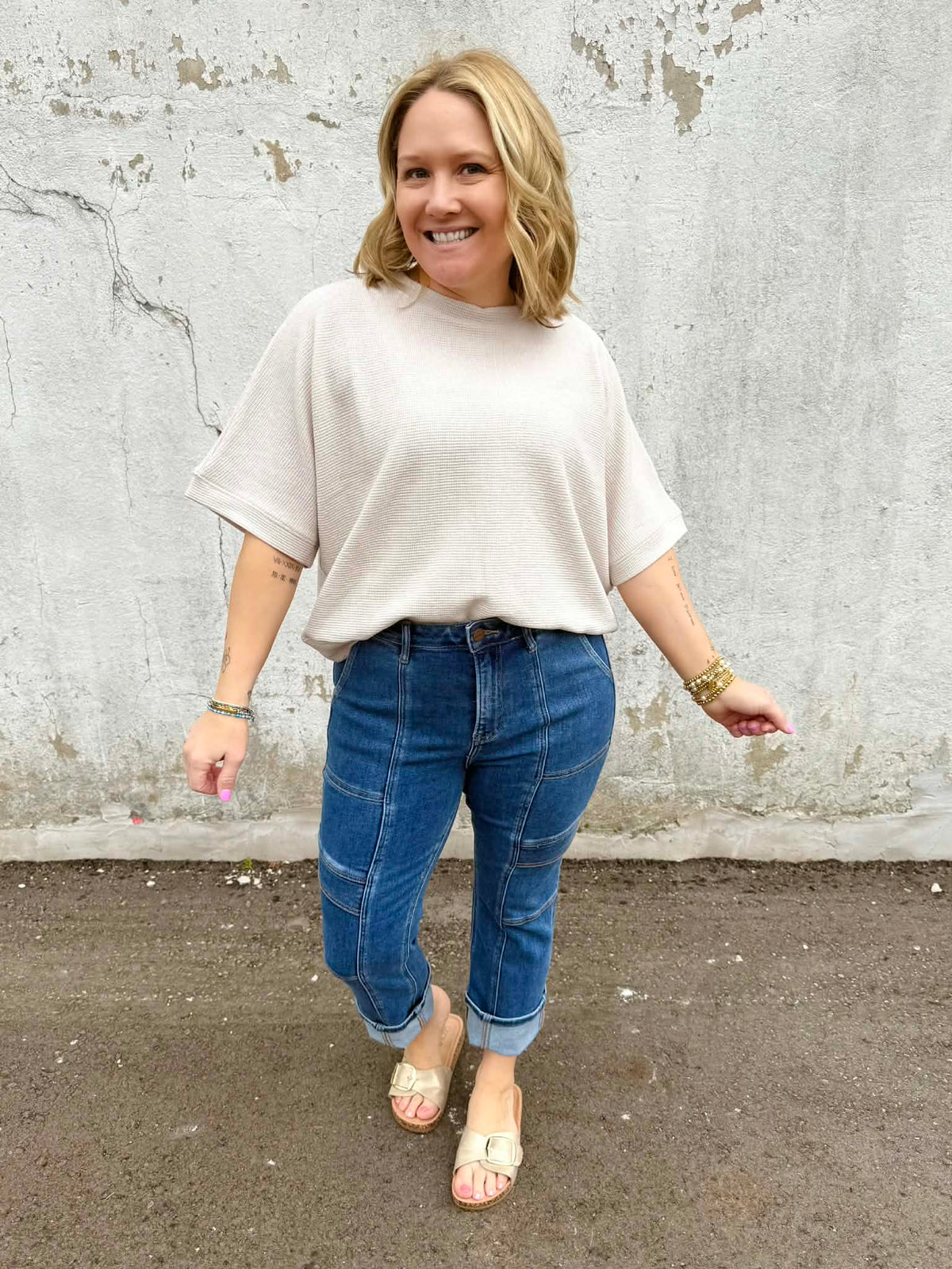 Effortless Texture Banded Top - Multiple Colors! {S-3X} - KaraMarie