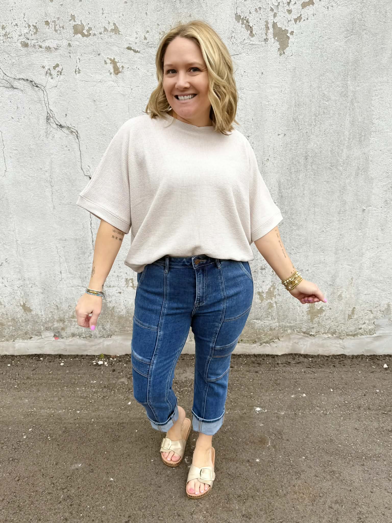 Effortless Texture Banded Top - Multiple Colors! {S-3X} - KaraMarie