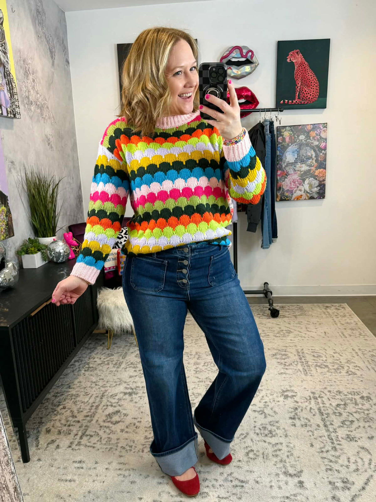 Colorfield Knit Sweater {S-L} - KaraMarie