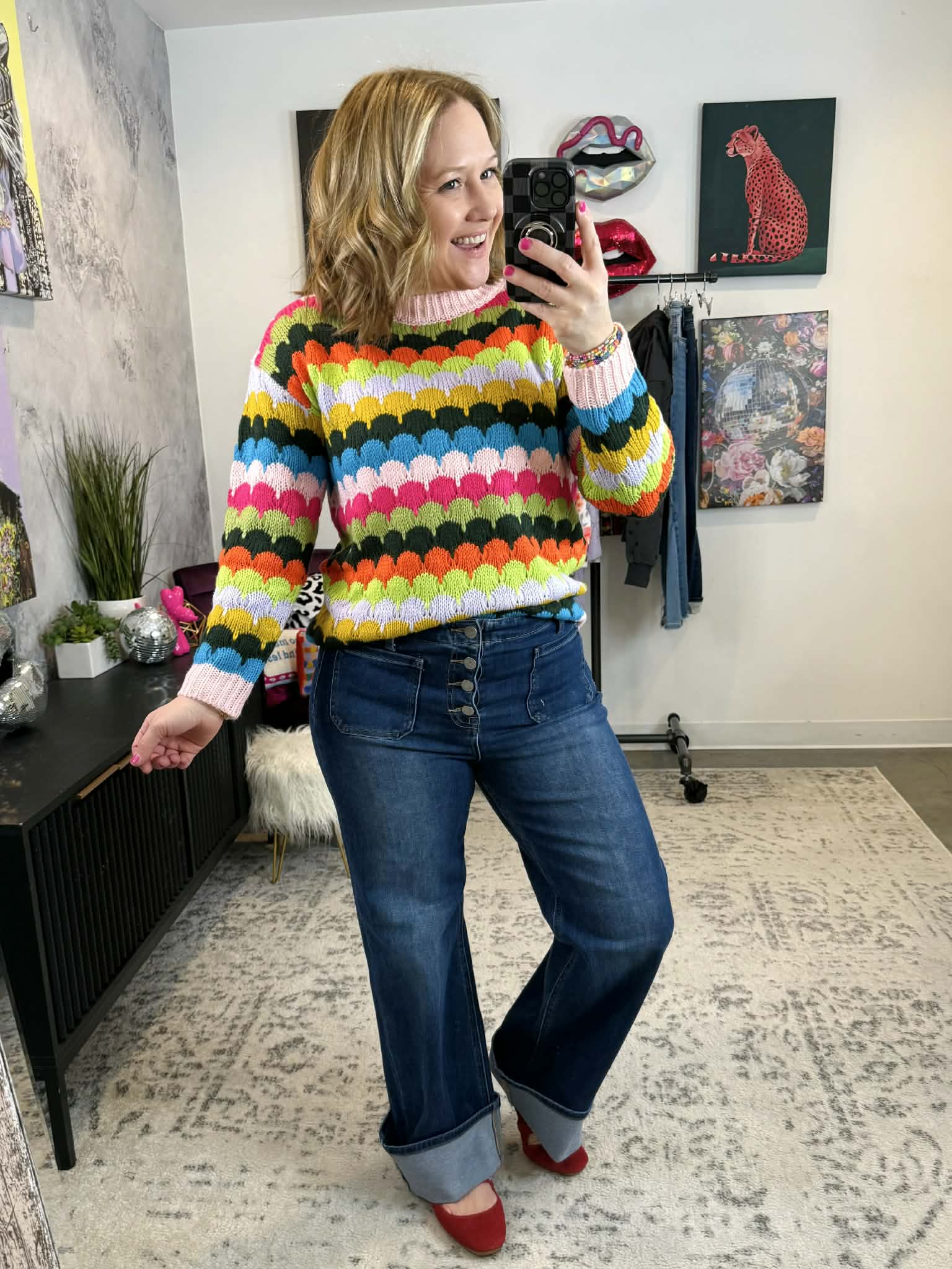 Colorfield Knit Sweater {S-L} - KaraMarie