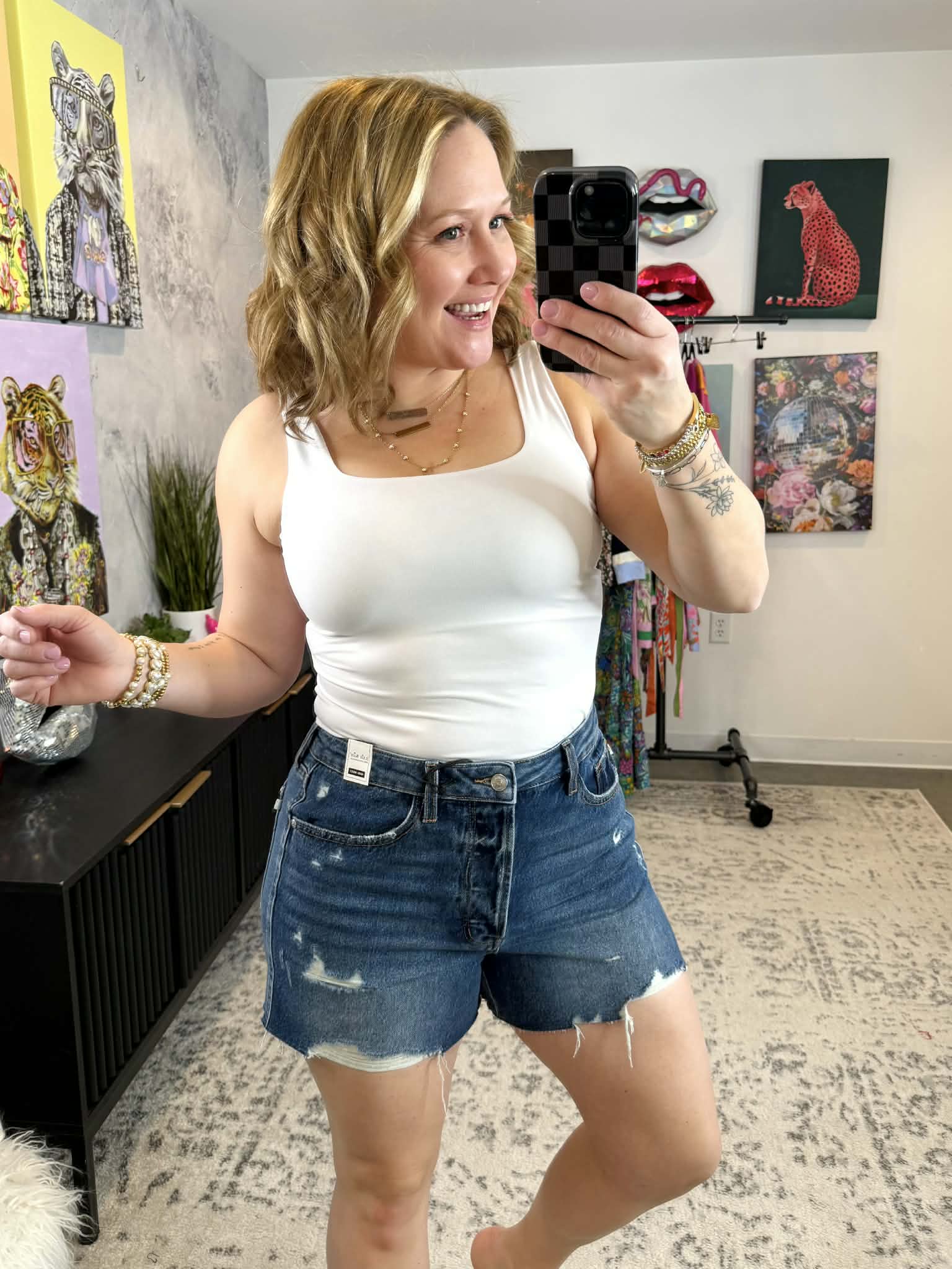 Judy Blue Wanderlust Distressed Shorts {S-3X} - KaraMarie