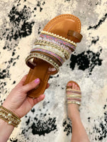 Boho Camel Sandals - ERA - KaraMarie