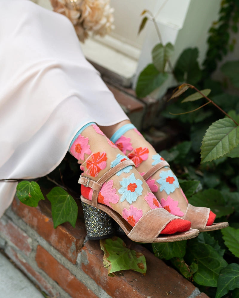 Sock Candy - Ribbon Roses Sheer Sock