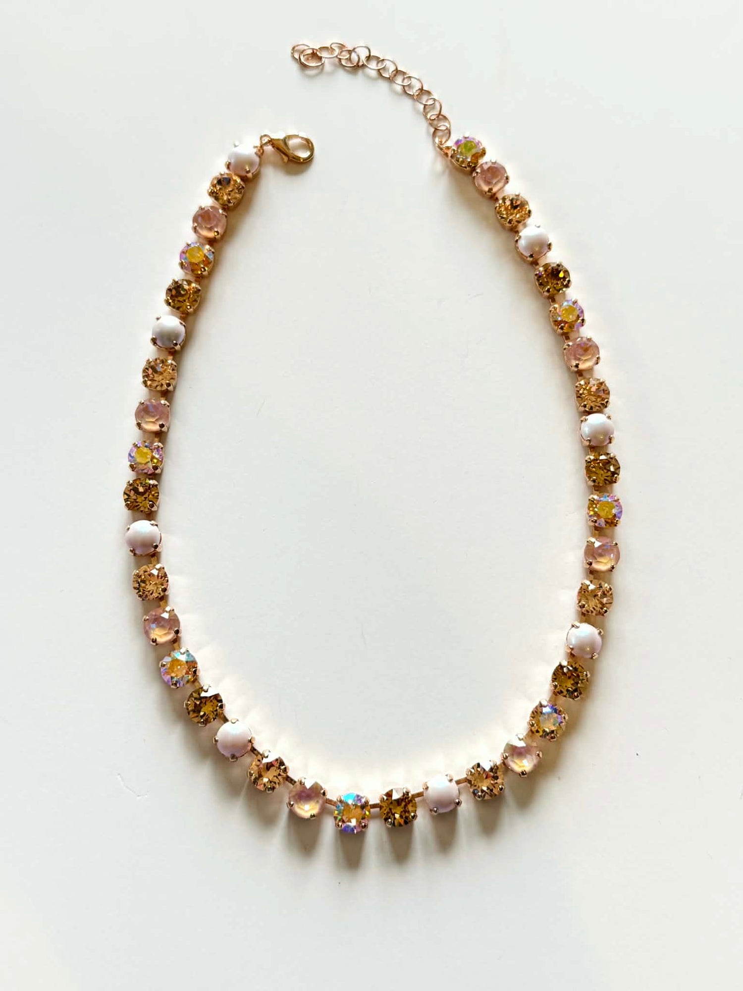 Peach Paradise Diamonds Necklace