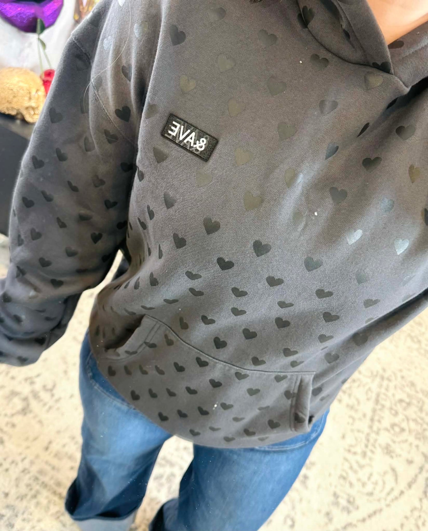 Ampersand Comfort Zone Hoodie - Heart to Heart {S-3X}