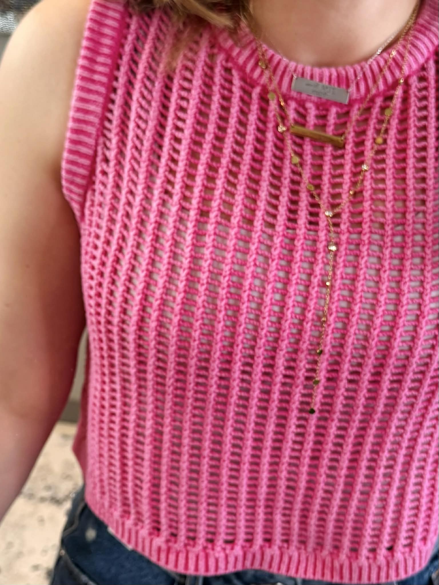 Free Spirit Fishnet Sweater Vest - Multiple Colors! {S-L} - KaraMarie