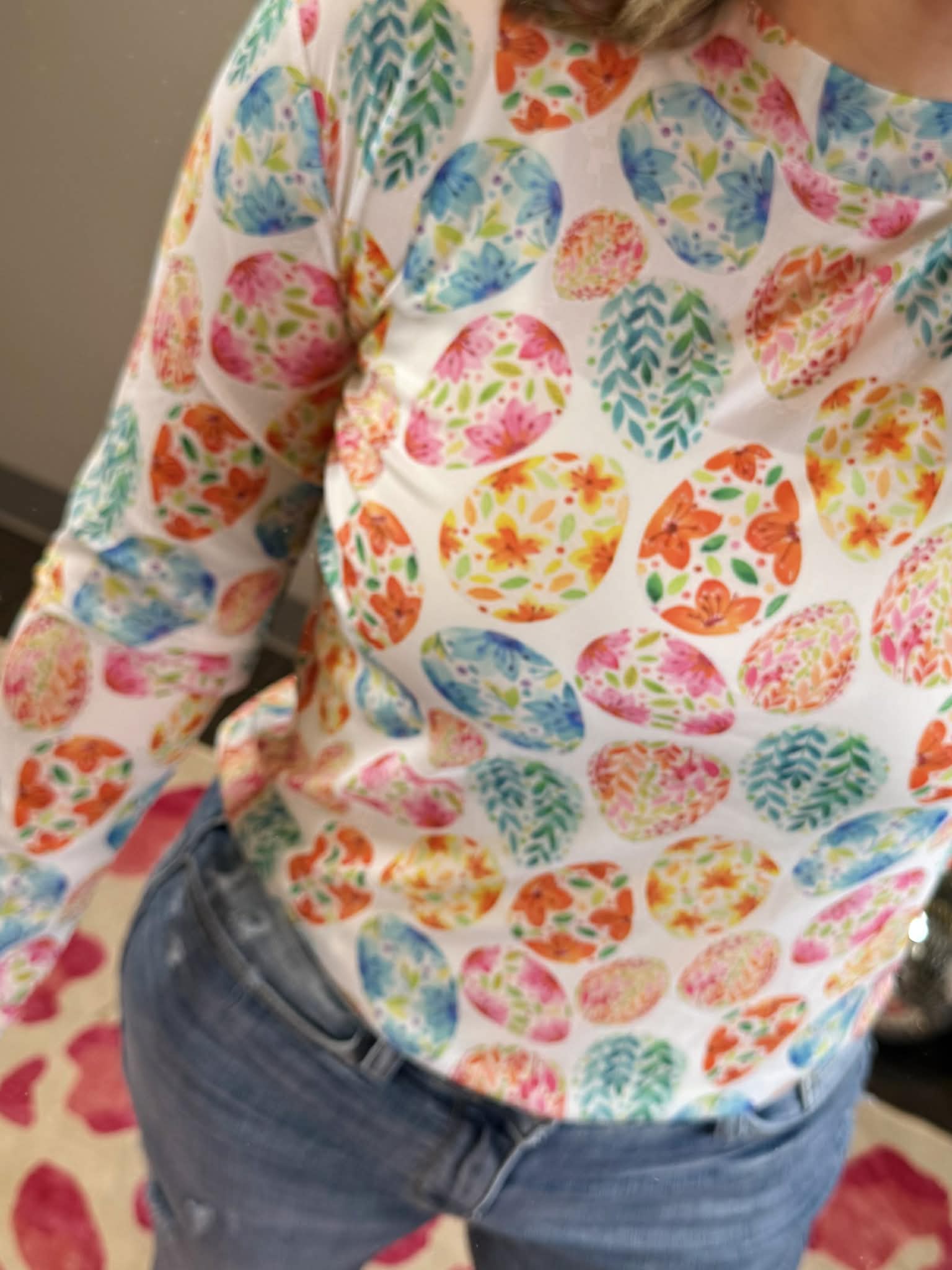 Walking on Eggshells Mesh Top {S-2X} - KaraMarie