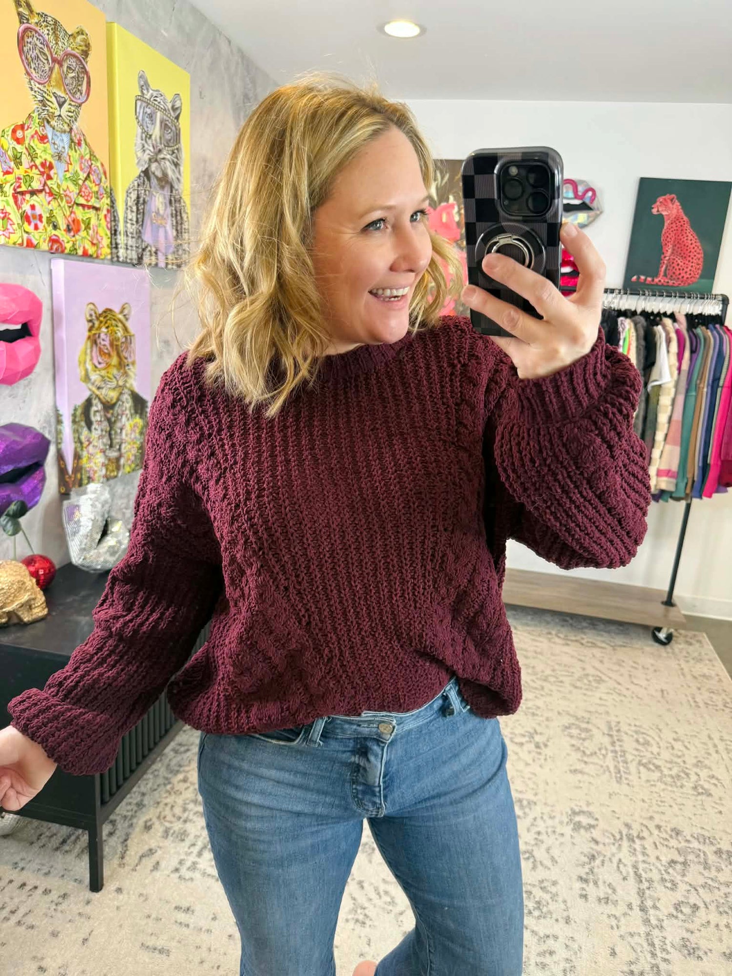 Show You Around Sweater Top {S-L}