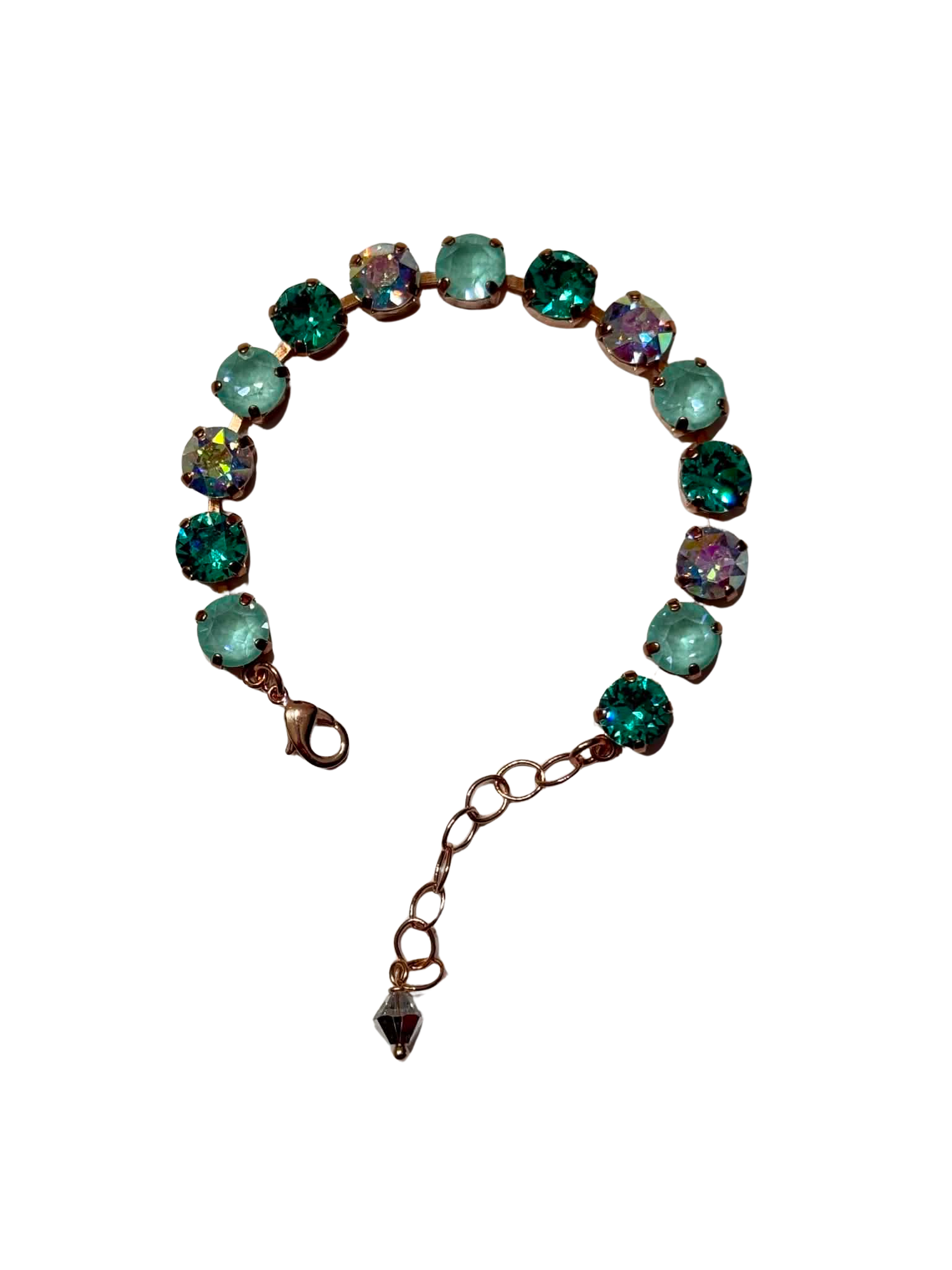 FriYAY Sparkle Drop :: 8mm Diamonds Bracelet :: Minty Muse
