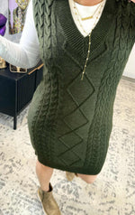 Cozy Cabled Sweater Dress {S-L} - KaraMarie
