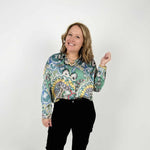 PINK DOORBUSTER! Geo Bloom Blouse {S-3X} - KaraMarie