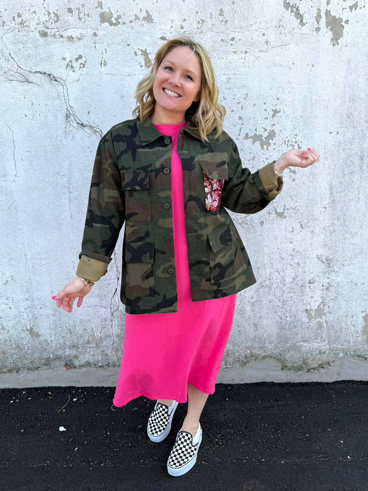 Camo Glam Denim Jacket {S-L} - KaraMarie