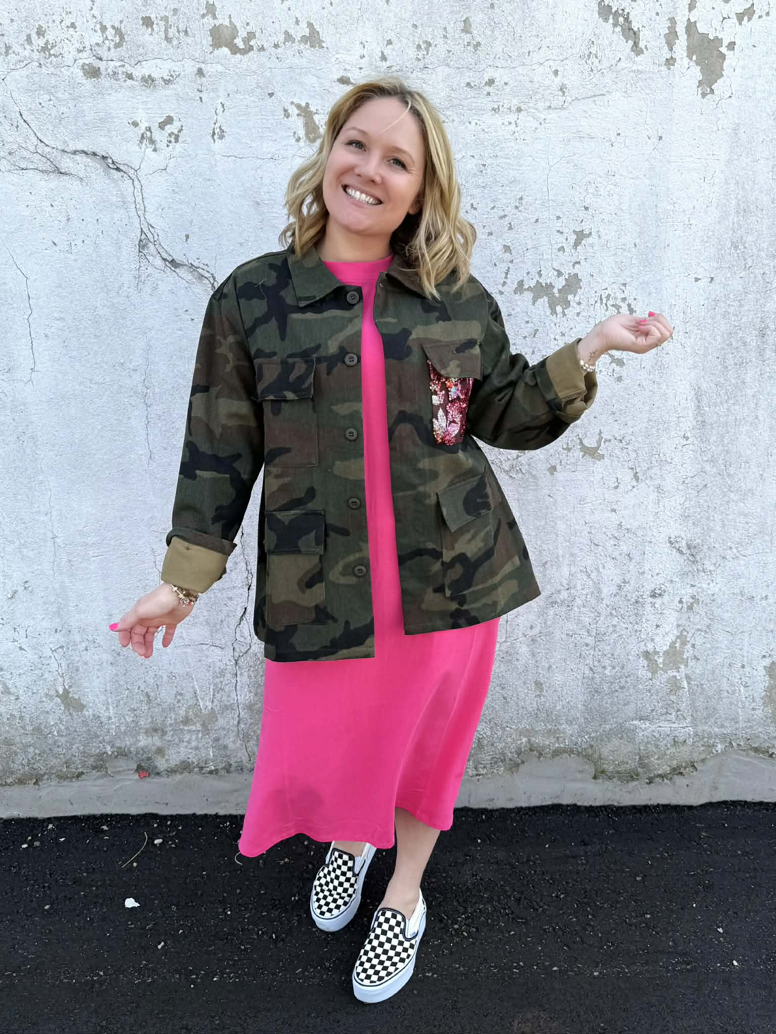 Camo Glam Denim Jacket {S-L} - KaraMarie