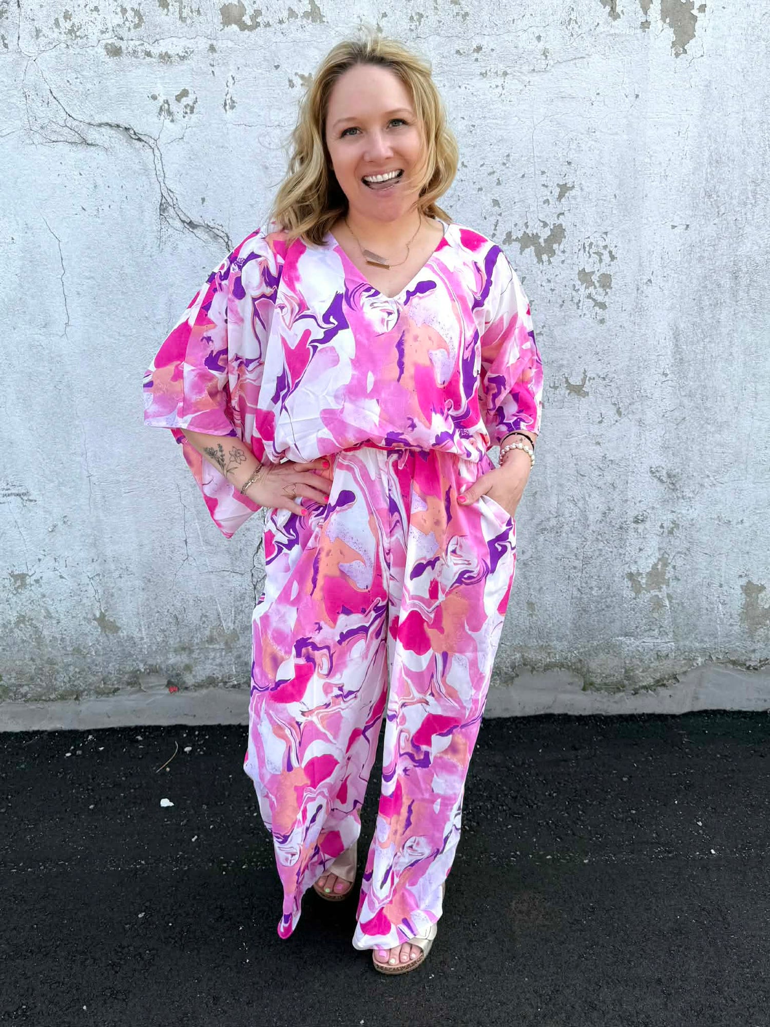 Swirling Splendor Jumpsuit {S-L}