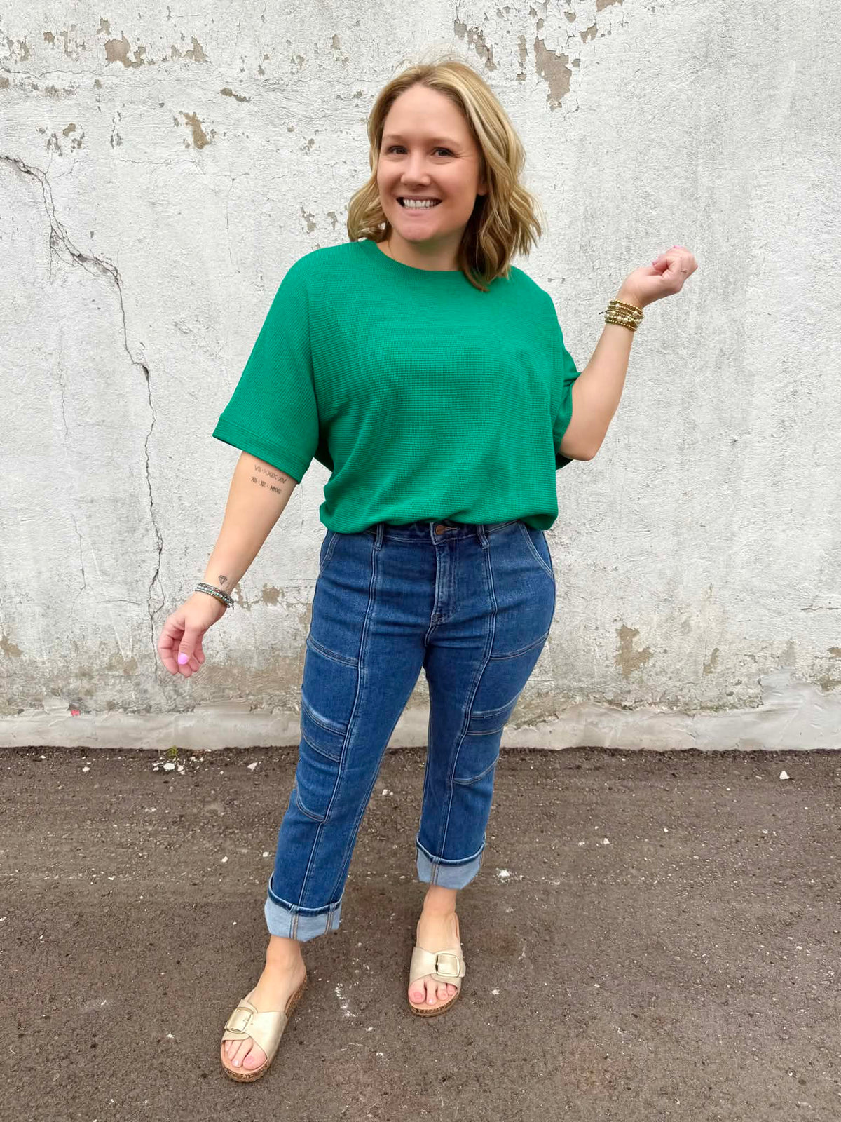 Effortless Texture Banded Top - Multiple Colors! {S-3X} - KaraMarie