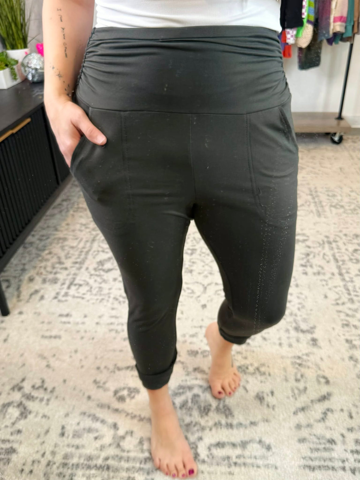 Haley Jogger - Charcoal {XS-3X} - KaraMarie