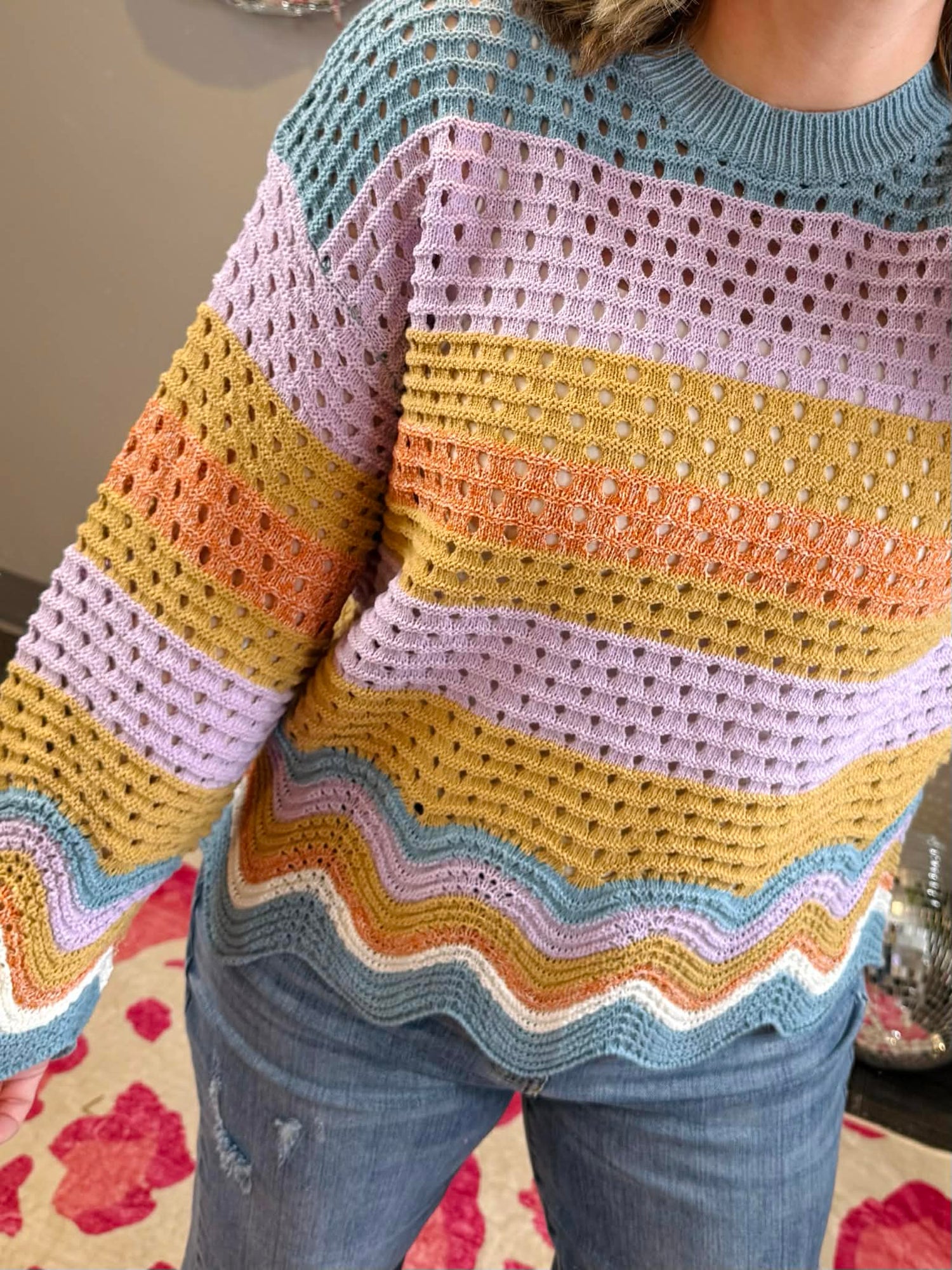 Wavy Dreamer Sweater {S-XL}