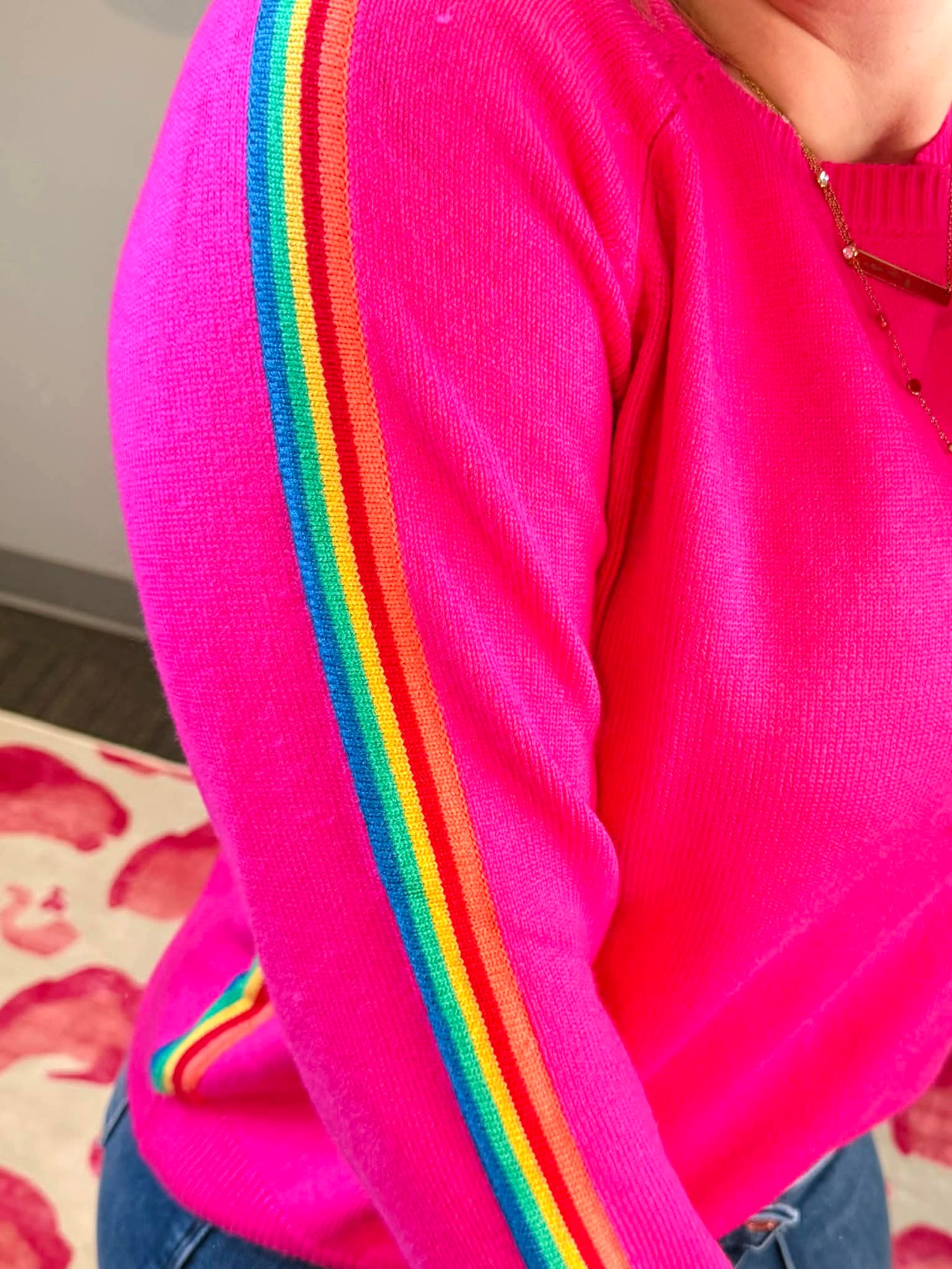 Rainbow Crush Sweater Top {S-L}