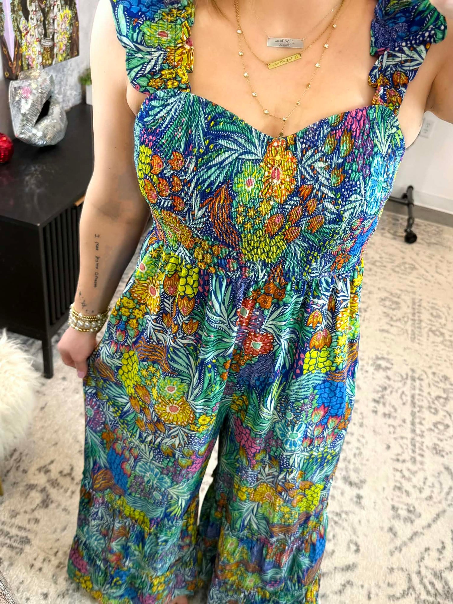 Tropicana Twist Jumpsuit {S-3X} - KaraMarie