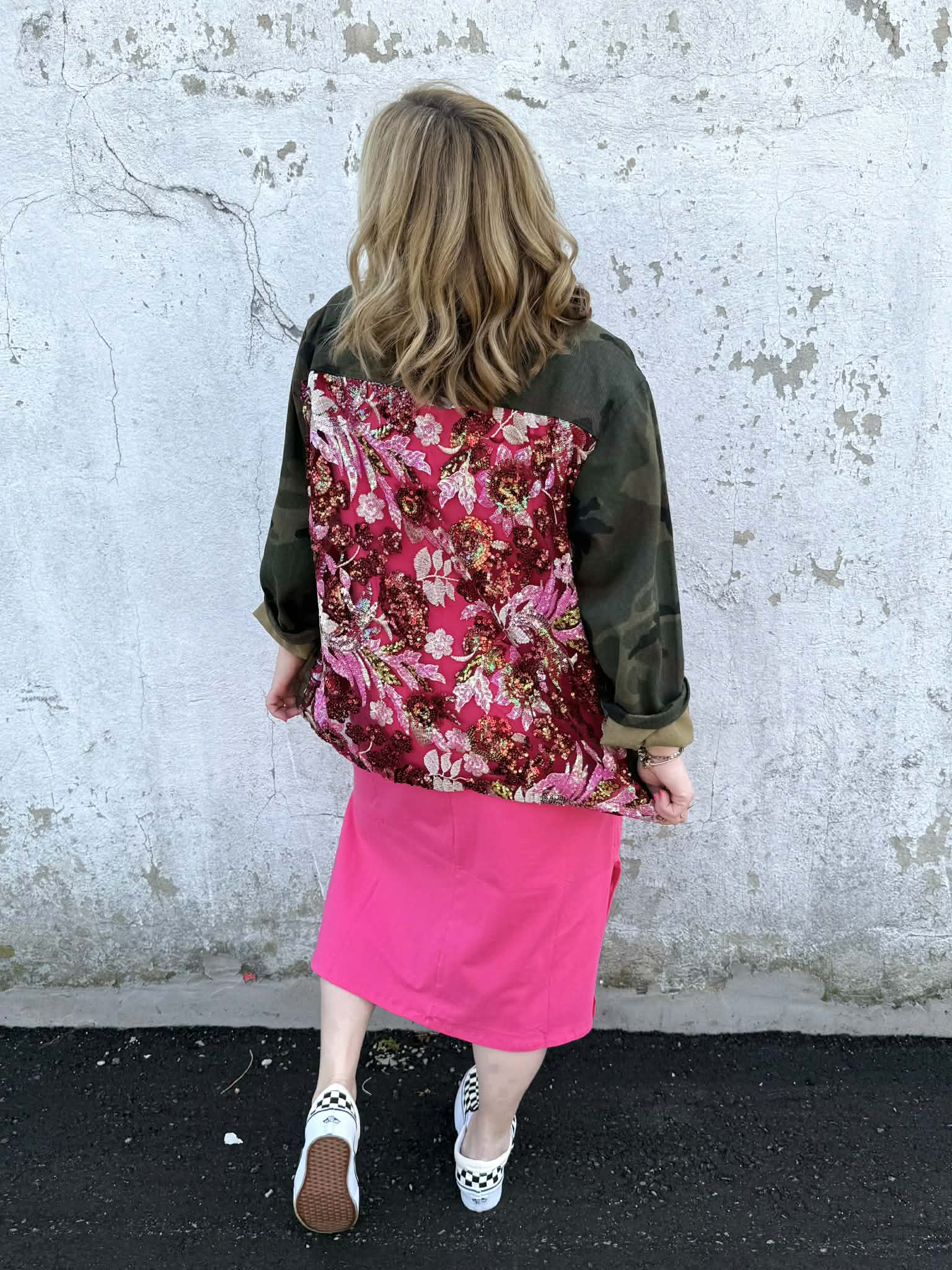 Camo Glam Denim Jacket {S-L} - KaraMarie