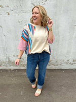 Happy Threads Top in Natural {S-L} - KaraMarie