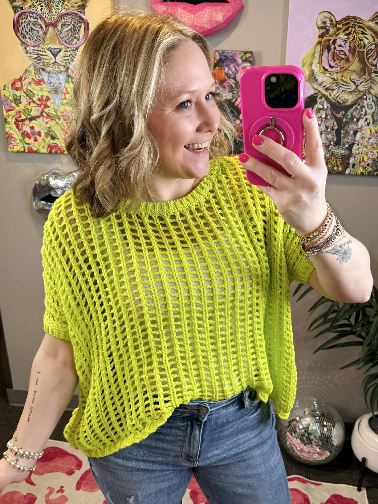 What You Want Top in Neon Green {S-XL} - KaraMarie