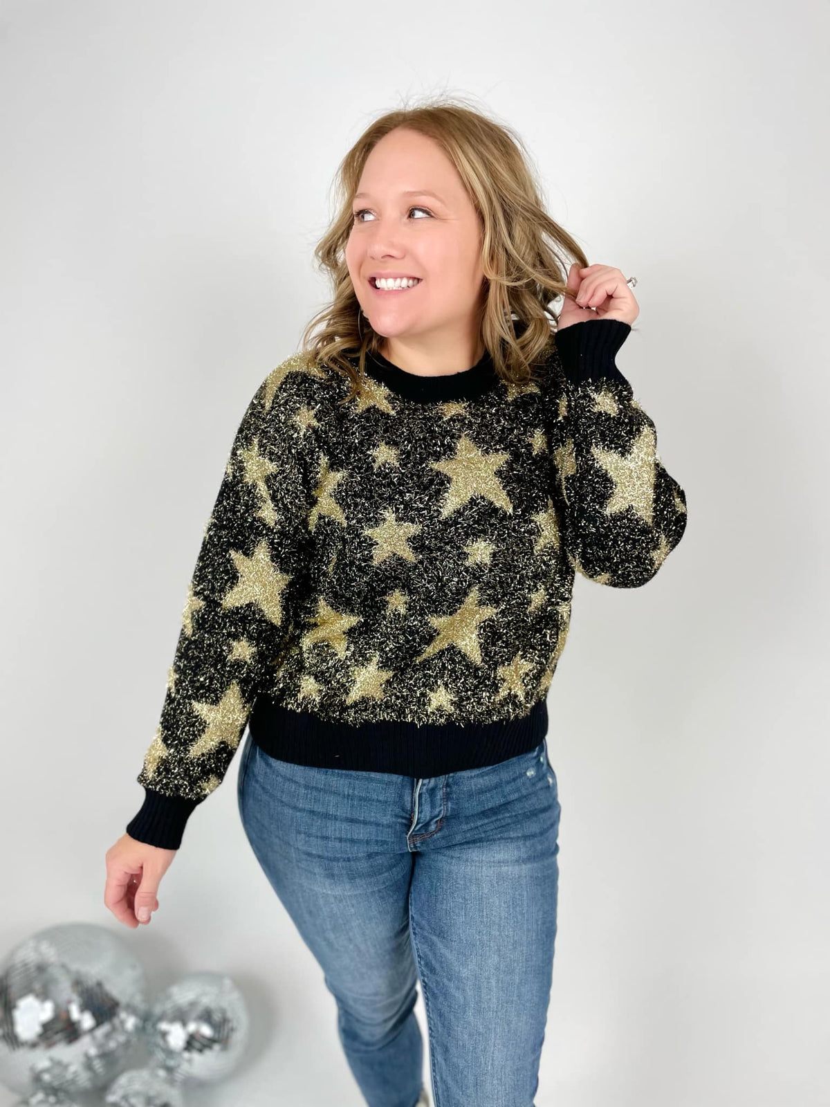 Time to Shine Star Sweater - KaraMarie