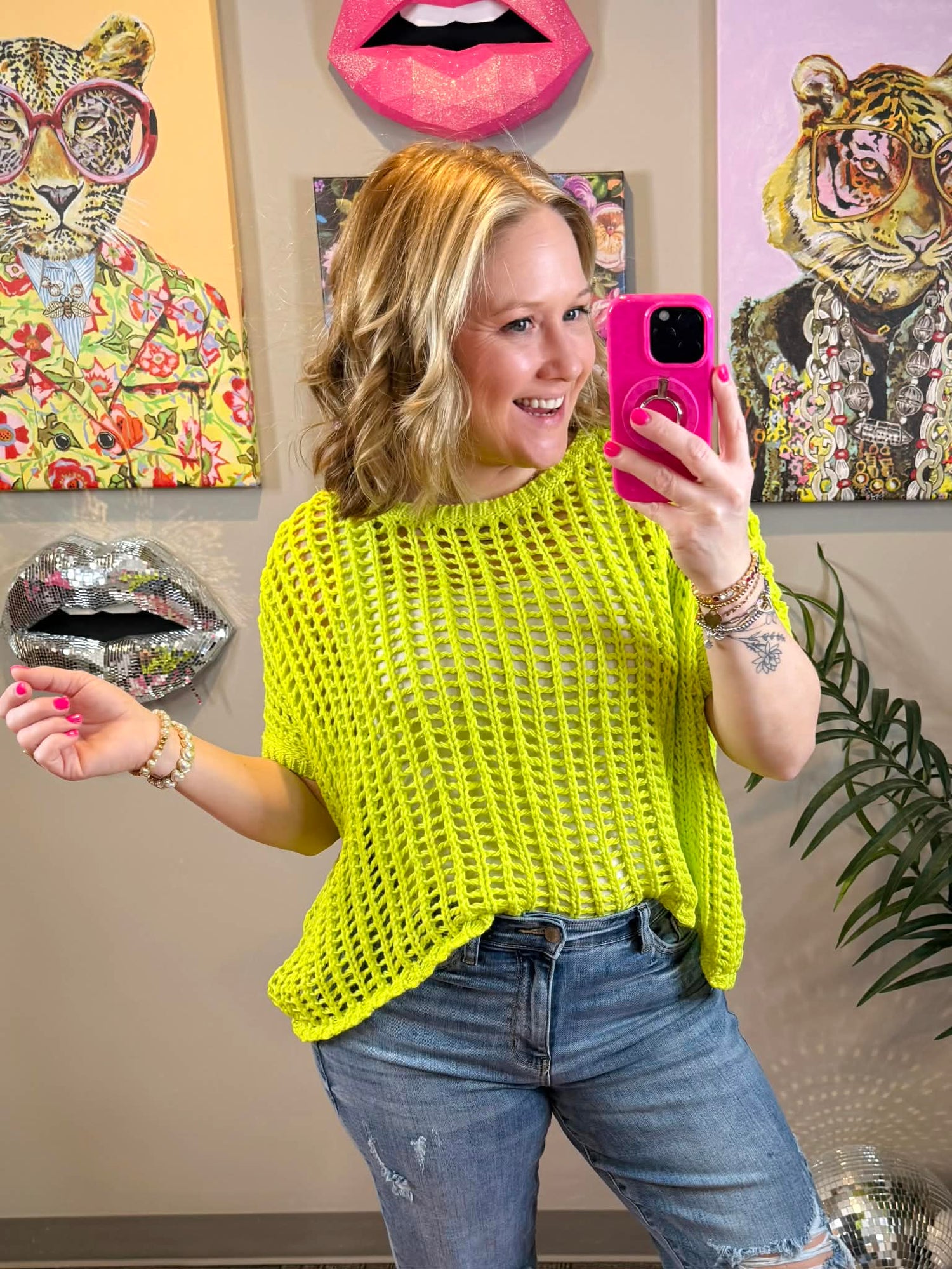 What You Want Top in Neon Green {S-XL} - KaraMarie