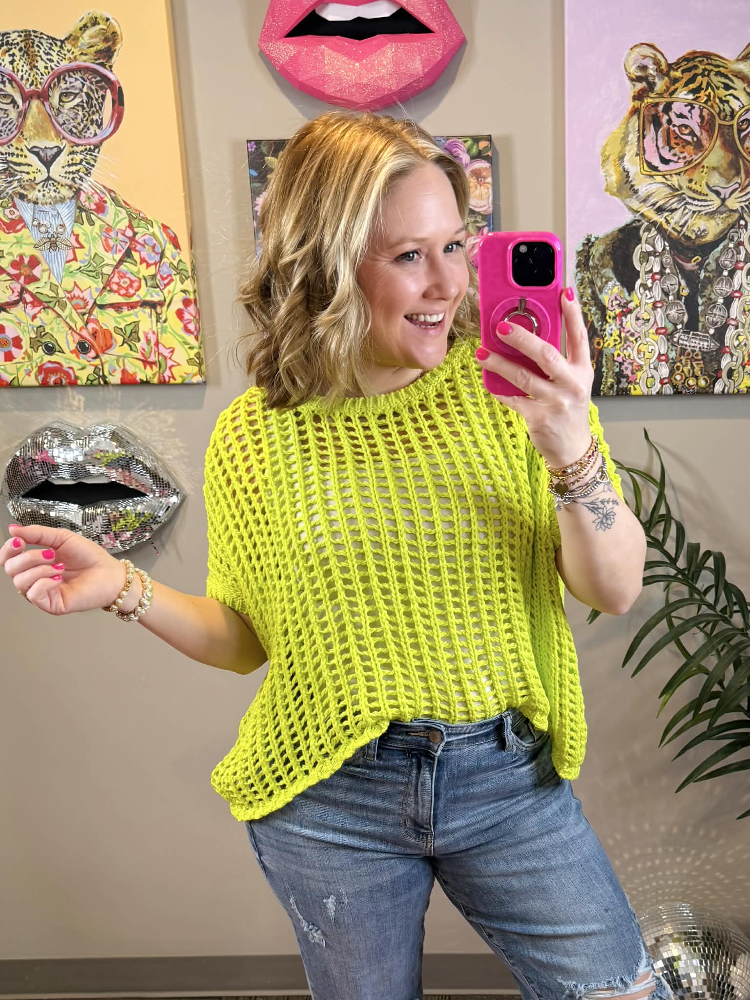 What You Want Top in Neon Green {S-XL} - KaraMarie