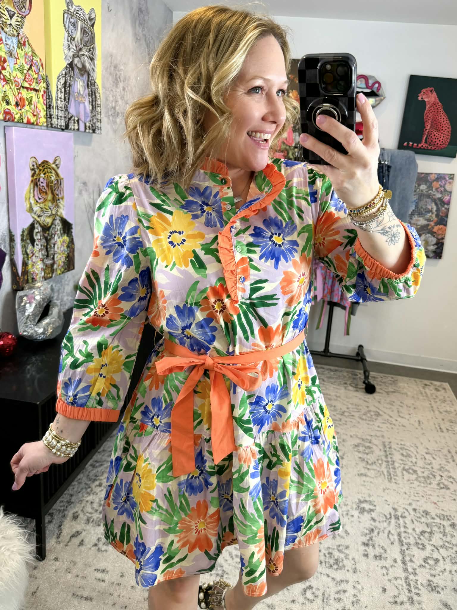 Petalbrook Tiered Dress {S-L} - KaraMarie