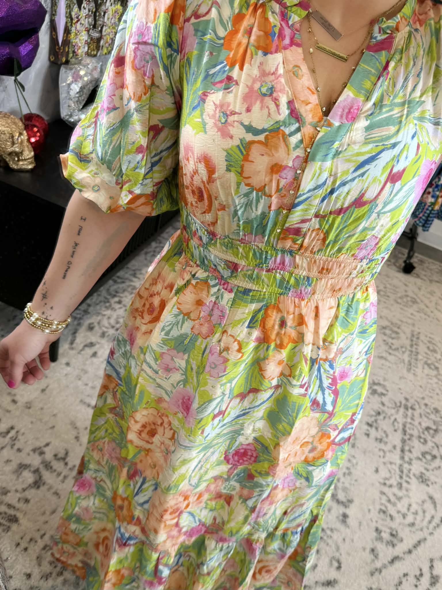 Bloomscape Midi Dress {S-3X} - KaraMarie